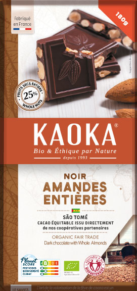 Chocolat de couverture Rio Arriba - noir 72% bio - Kaoka