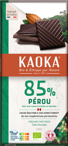 Kaoka  Toutes nos Gammes de Chocolat Bio & Equitable Français
