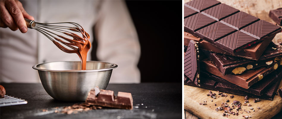 Pastilles de chocolat noir 56% - COMPTOIR DE SAMUEL - La boutique en ligne  de la fabrique d'ingrédients pâtissiers kasher parve français et certifiés.  Des produits pâtissiers fabriqués en Normandie. Vente en