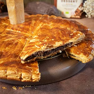 Galette des rois au chocolat et au praliné